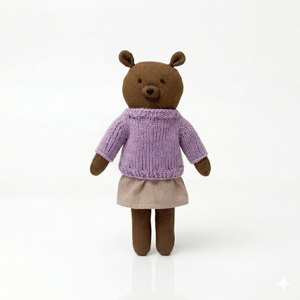 דובי חום לבוש