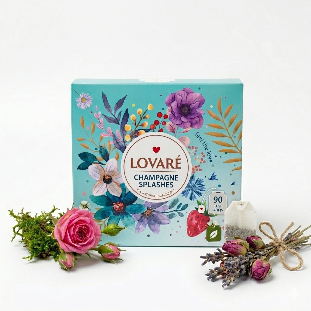 תה פרמיום Champagne Splashes LOVARE