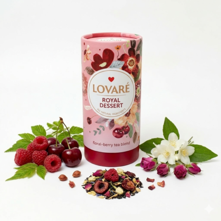 תערובת תה עלים פרמיום Lovare royal dessert